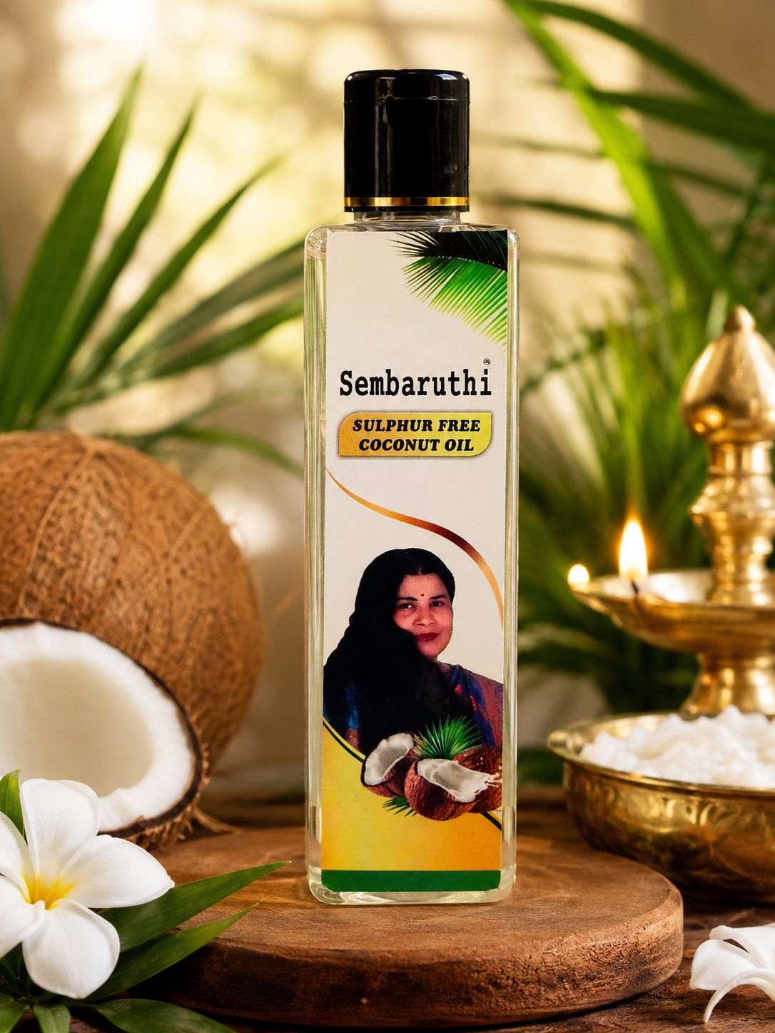 Sembaruthi Sulphur Free Coconut Hair Oil (200ml)